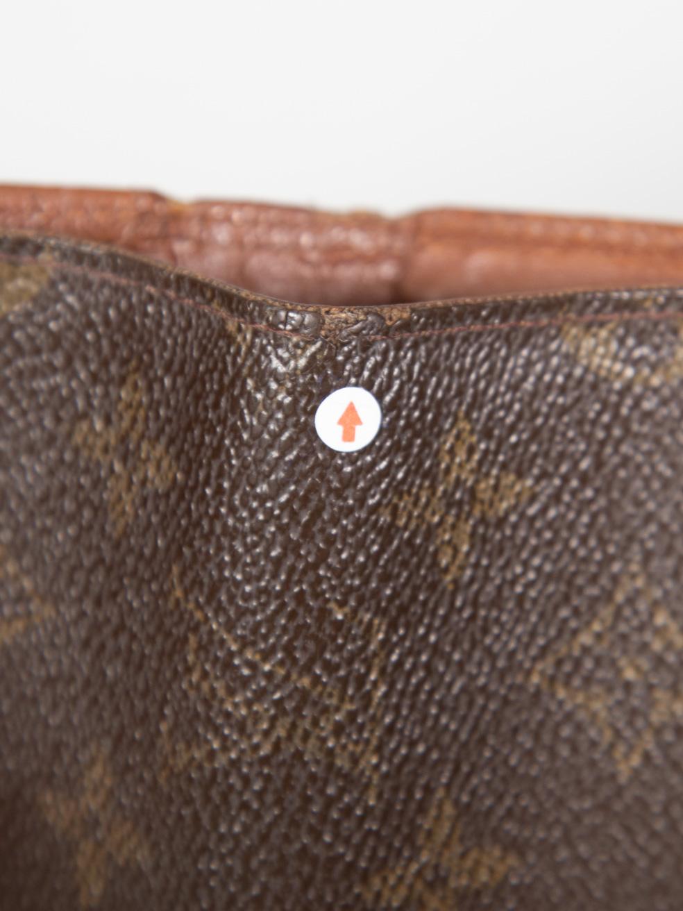 Portafoglio Louis Vuitton 2001 Monogram Marrone in vendita 3