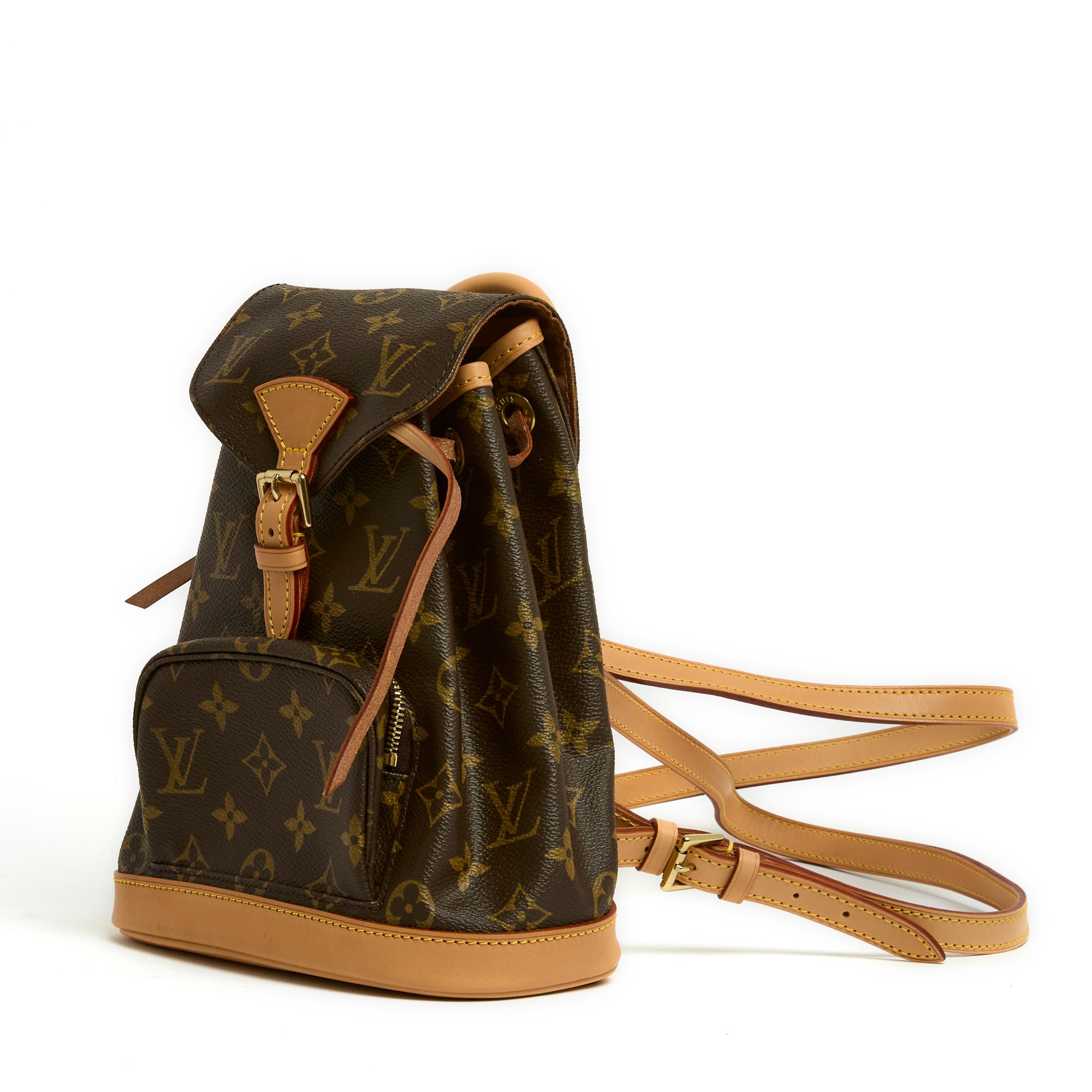 Louis Vuitton 2001 LV Montsouris Mini Sac dos Back Pack Bag In New Condition In PARIS, FR