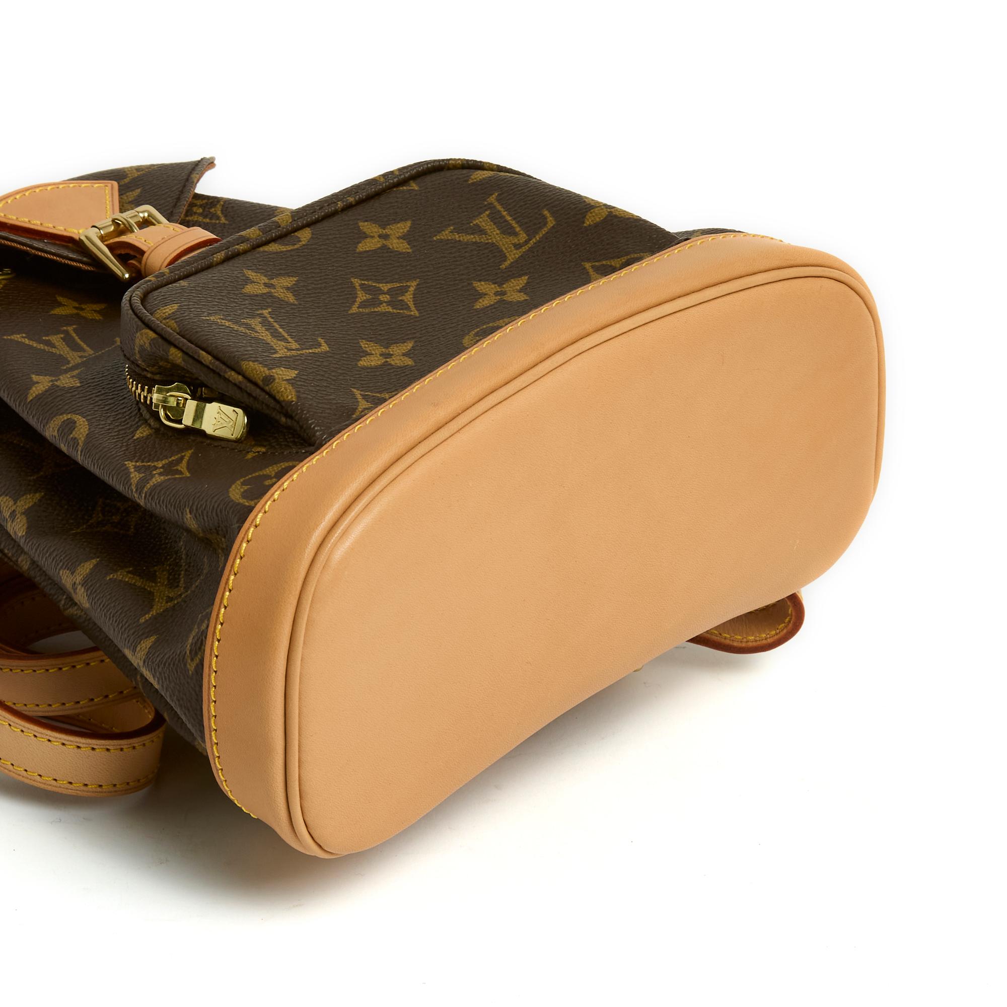 Women's or Men's Louis Vuitton 2001 LV Montsouris Mini Sac dos Back Pack Bag