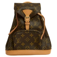 Louis Vuitton 2001 LV Montsouris Mini Sac dos Back Pack Bolsa