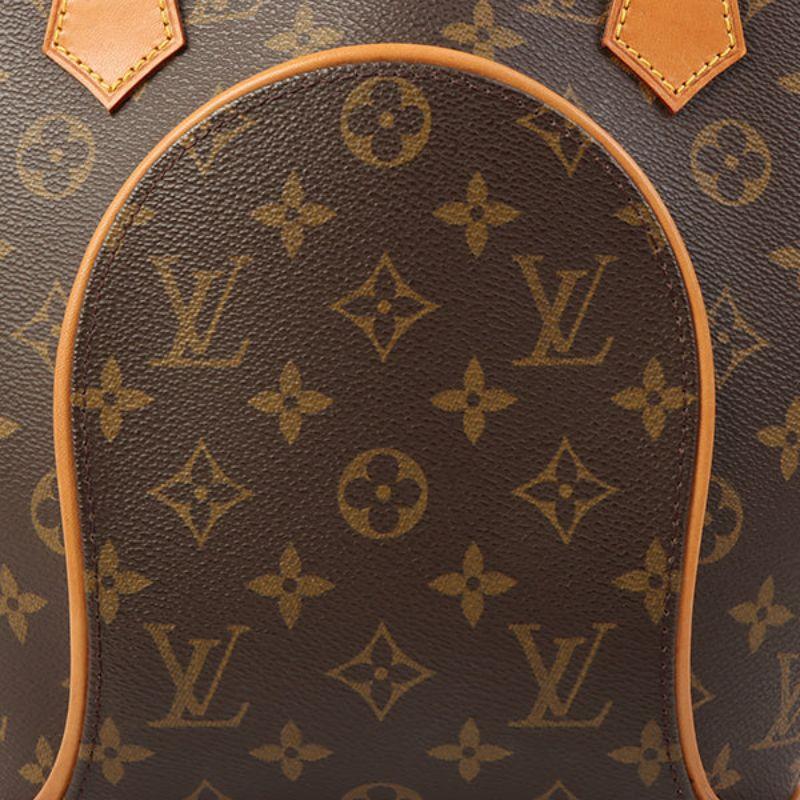 Louis Vuitton 2001 Made Canvas Monogram Ellipse Pm Brown Bag 5