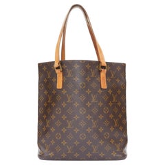 Borsa shopping LOUIS VUITTON 2002 Vavin GM in tela Monogram marrone con manici superiori