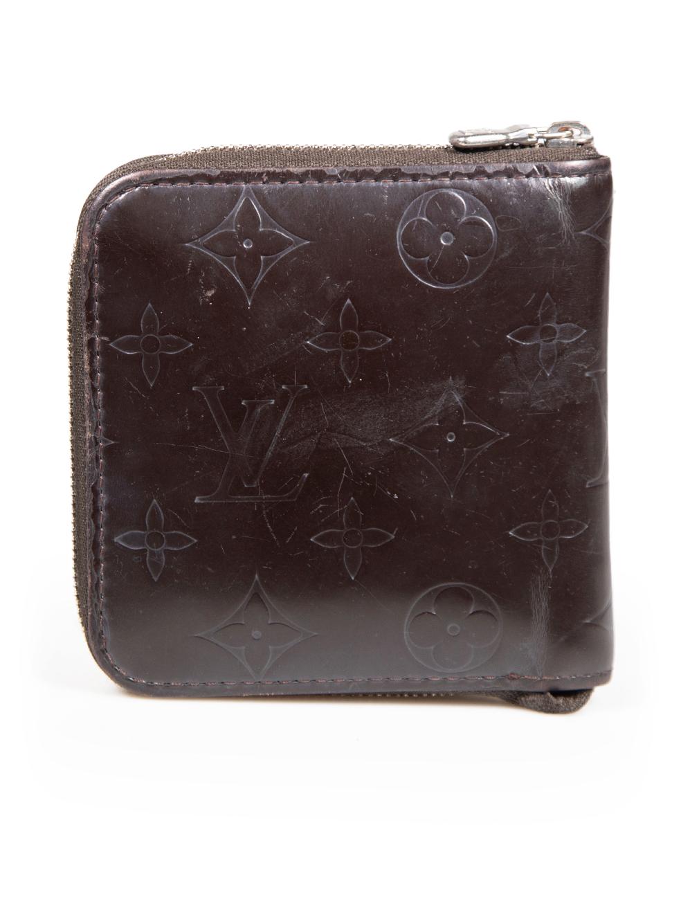 Louis Vuitton 2003 Brown Leather Monogram Zippy Wallet In Excellent Condition In London, GB