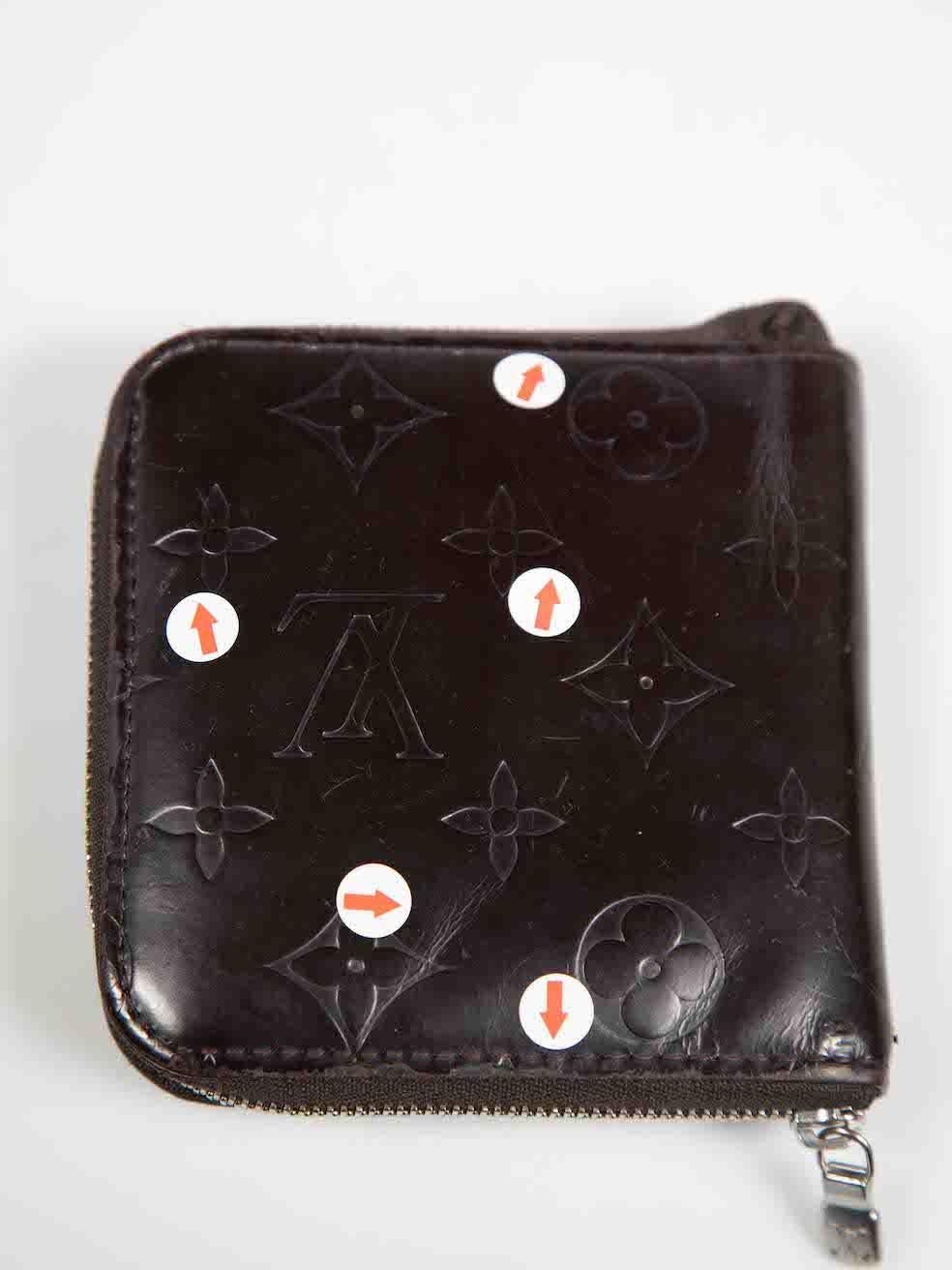 Louis Vuitton 2003 Brown Leather Monogram Zippy Wallet 4