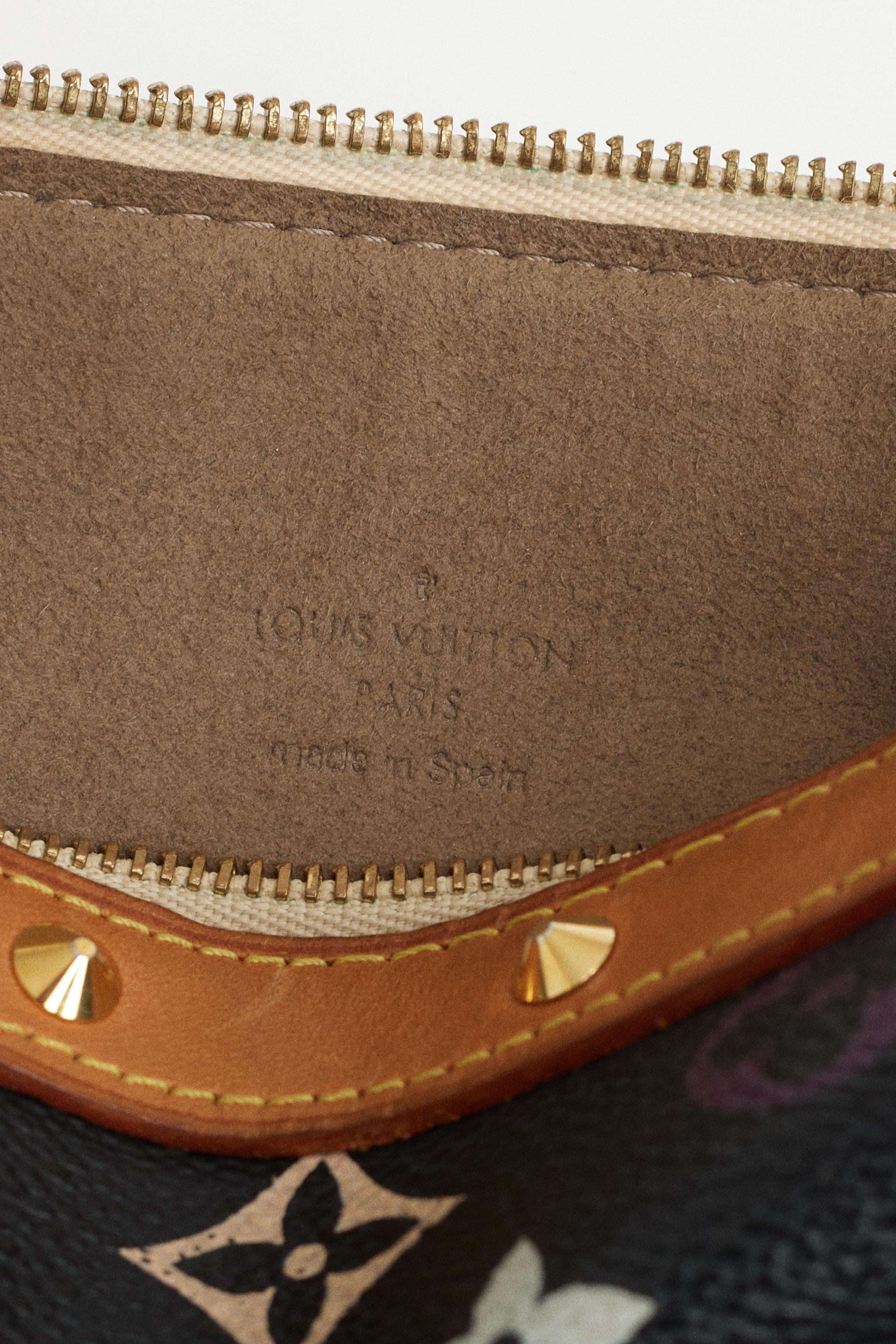Louis Vuitton 2003 Coloured Monogram Pochette Bag For Sale 1