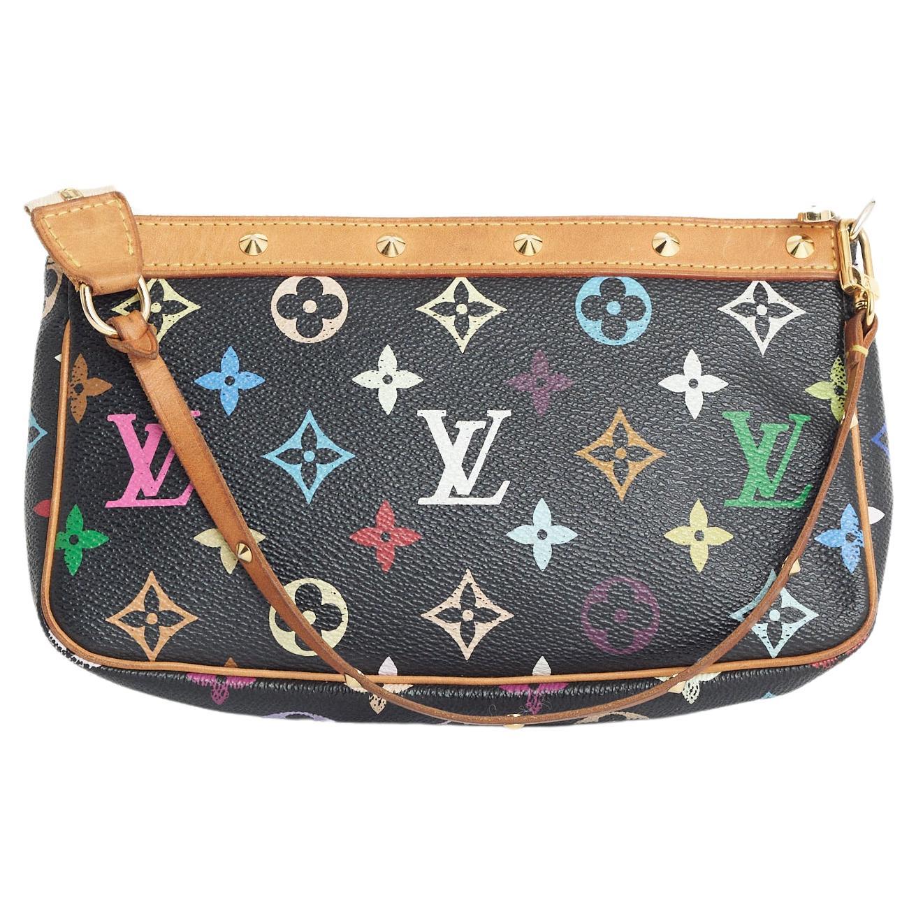 Louis Vuitton 2003 Coloured Monogram Pochette Bag For Sale