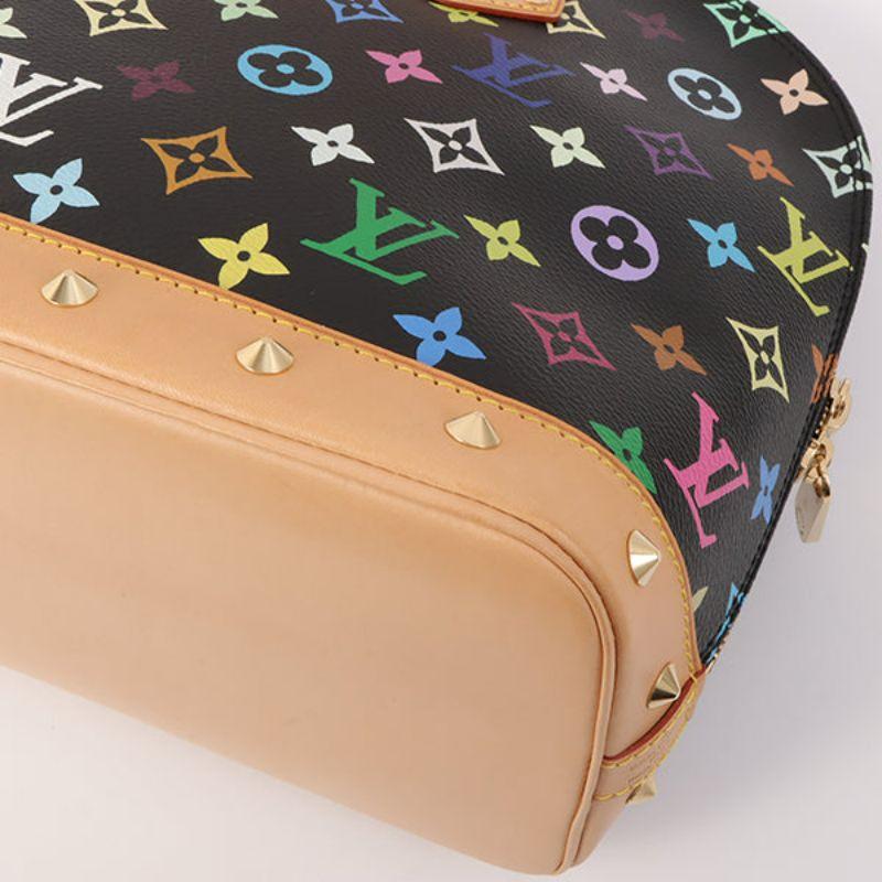 Louis Vuitton 2003 Made Monogram Multicolor Alma Noir Bag 6