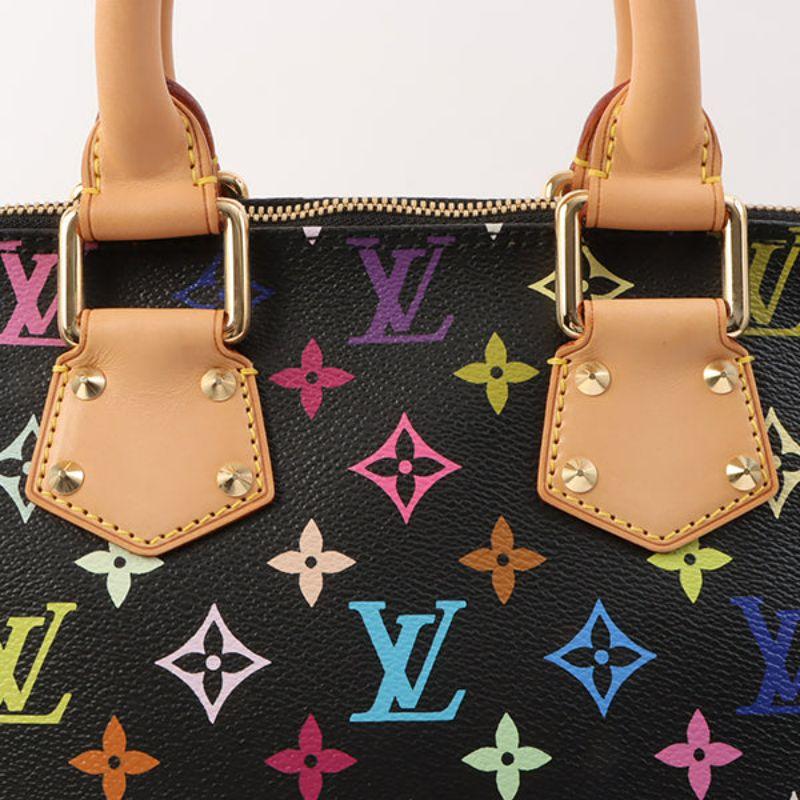 Louis Vuitton 2003 Made Monogram Multicolor Alma Noir Bag 11