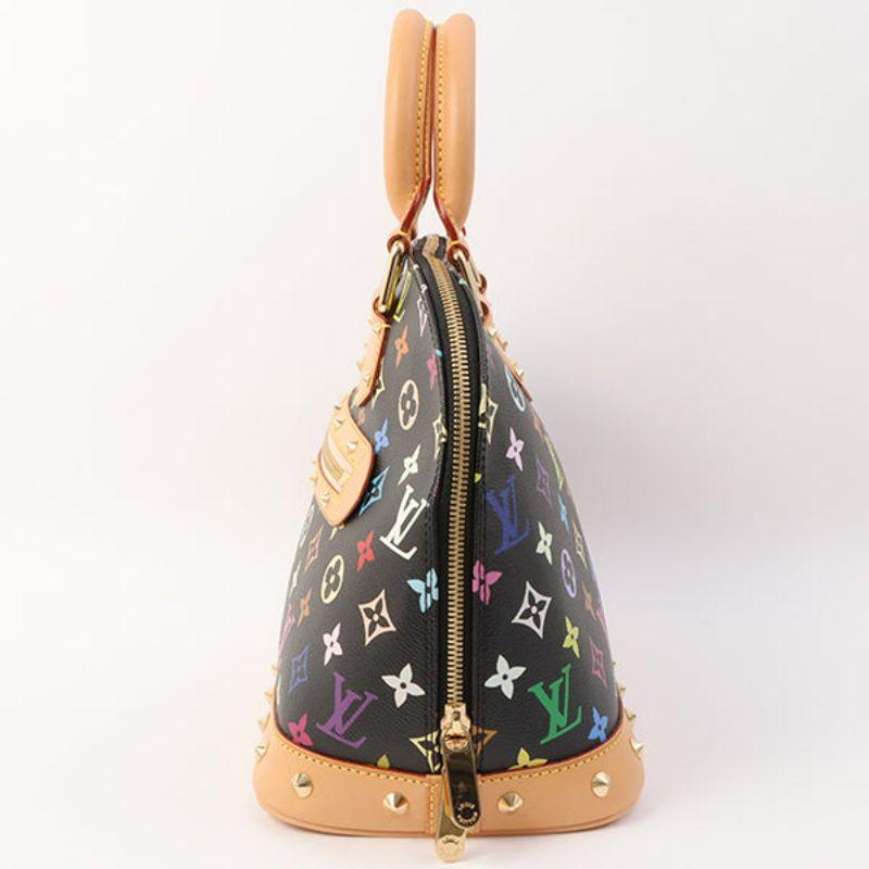 Louis Vuitton 2003 Made Monogram Multicolor Alma Noir Bag 1