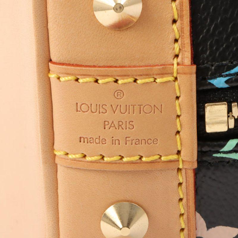Louis Vuitton 2003 Made Monogram Multicolor Alma Noir Bag 3