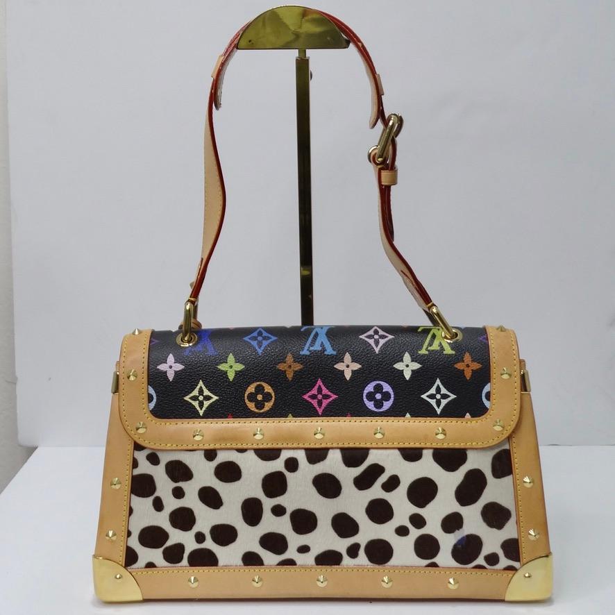 Women's Louis Vuitton 2003 Multicolor Monogram Sac Dalmatian Shoulder Bag