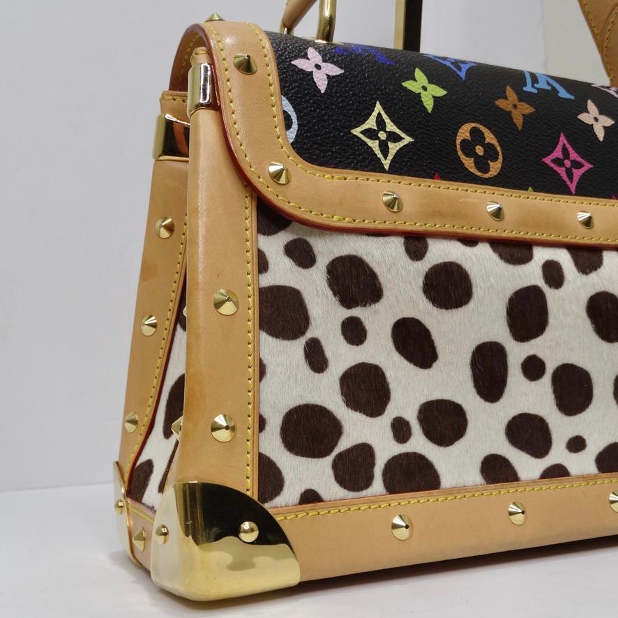 Louis Vuitton 2003 Multicolor Monogram Sac Dalmatian Shoulder Bag 1