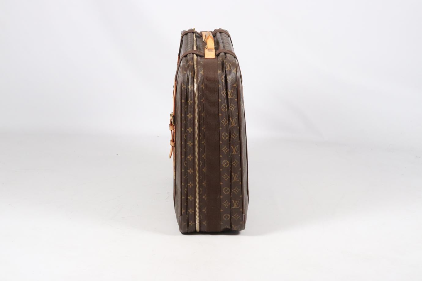Women's or Men's Louis Vuitton 2003 Satellite 70 Monogram Coated Canvas And Leather Suitcase