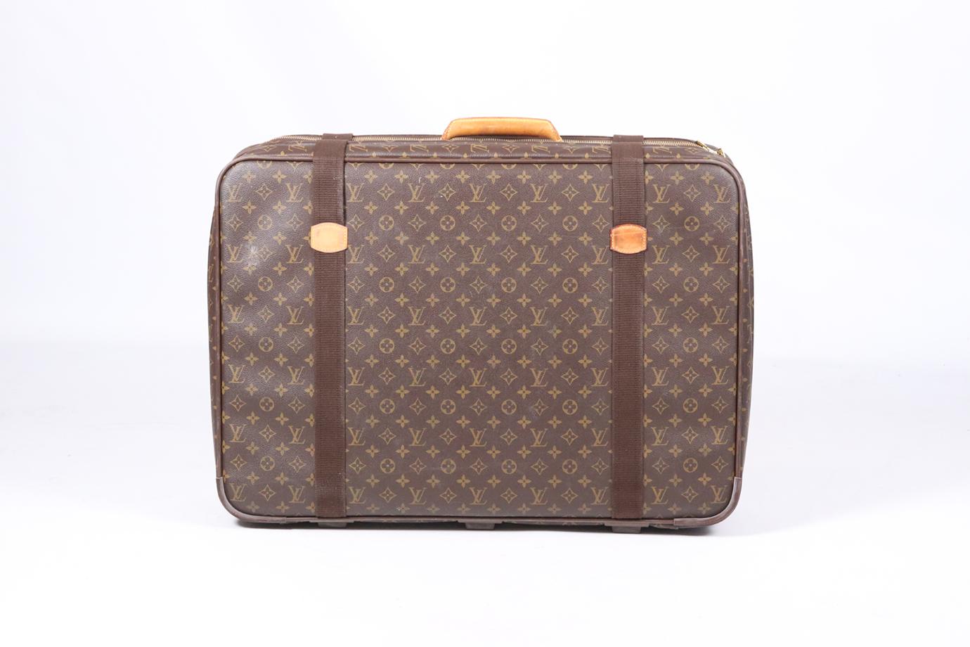 Louis Vuitton 2003 Satellite 70 Monogram Coated Canvas And Leather Suitcase 2