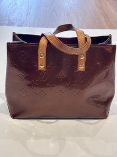 Louis Vuitton 2004 (MI0084) Bronze Monogram Vernis PM Tote Bag