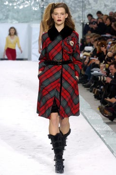 Louis Vuitton 2004 Tartan Trench Coat