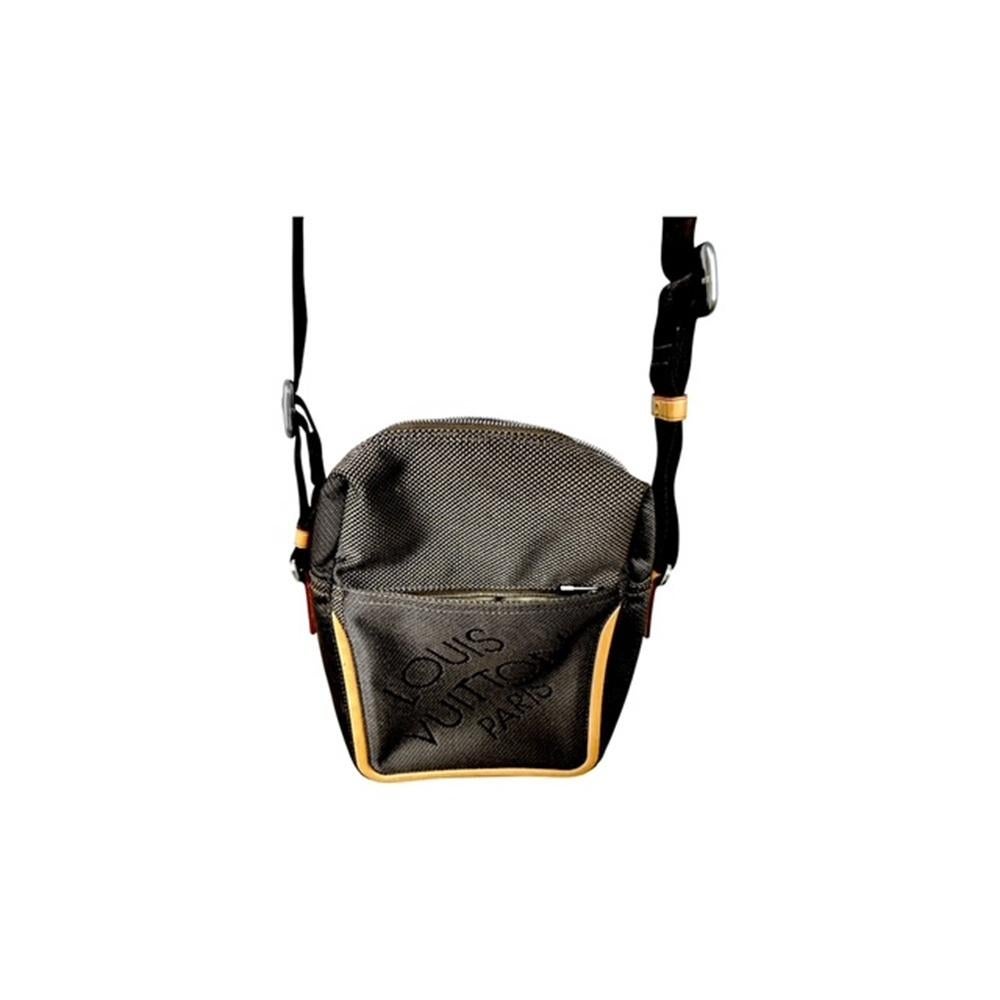 Louis Vuitton 2005 Damier Geant Citadin Canvas Messenger PM (Schwarz) im Angebot