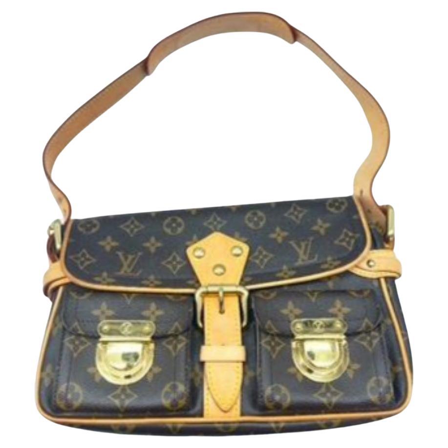 Bolso de hombro Louis Vuitton 2005 Monograma Hudson PM en venta