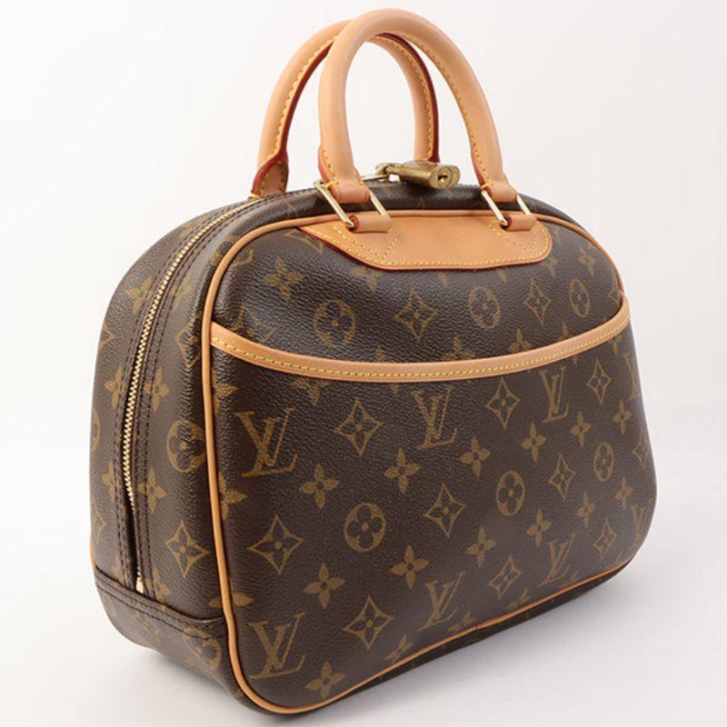 Louis Vuitton 2006 Made Canvas Monogram Trouville Brown Bag In Good Condition In London, GB