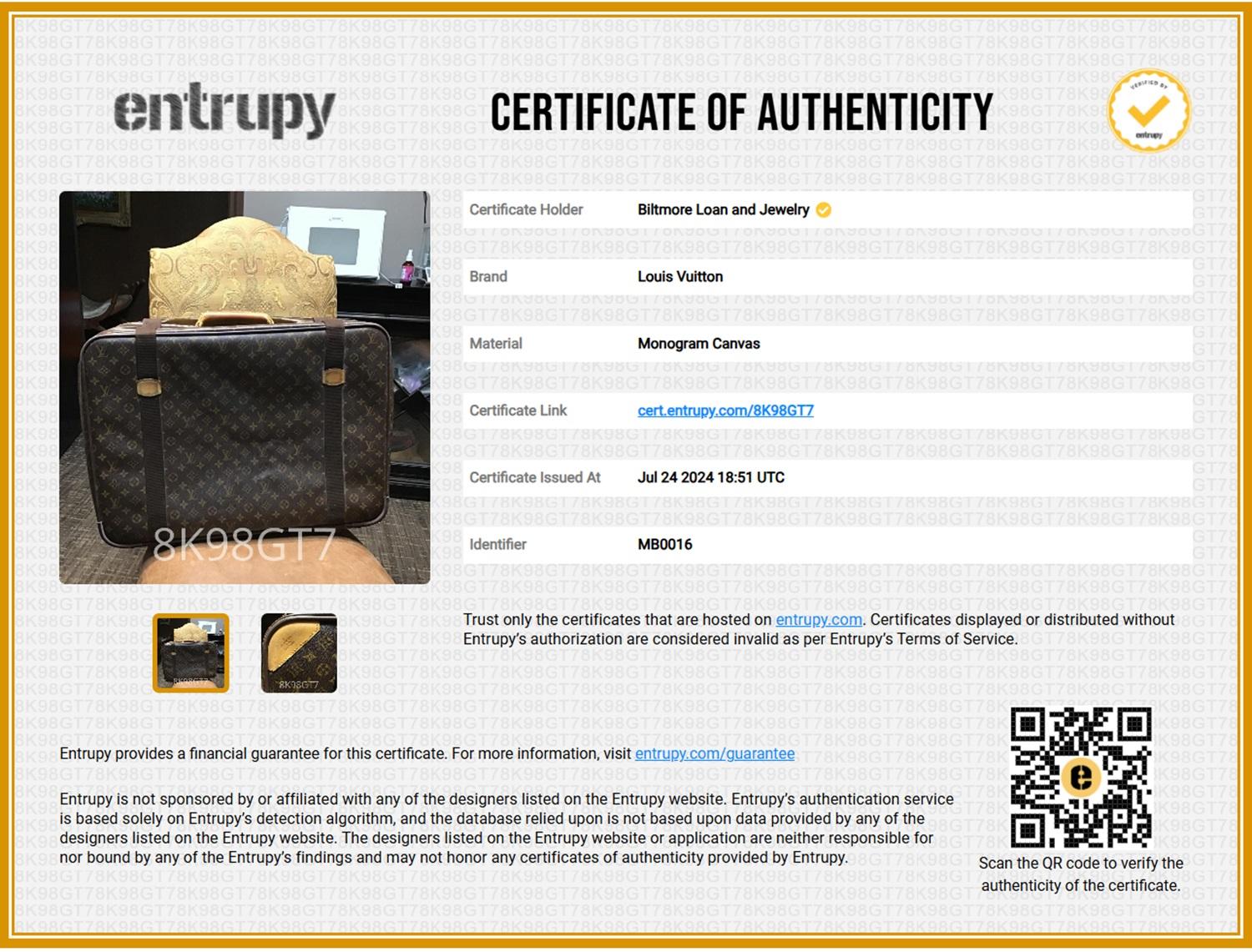 Louis Vuitton 2006 Monogram Satellite 70 Suitcase For Sale 5