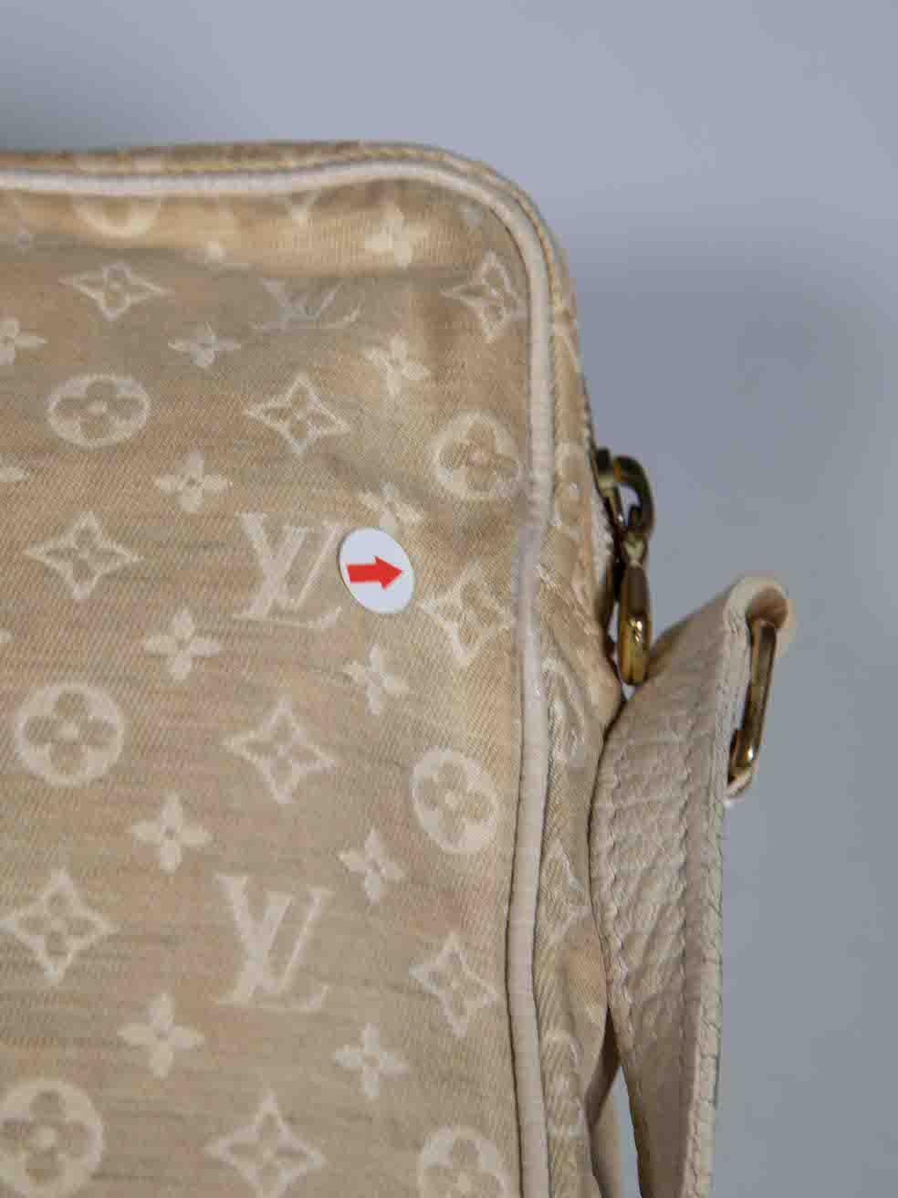 Louis Vuitton 2007 Beige Monogram Mini Lin Danube Crossbody Bag For Sale 4