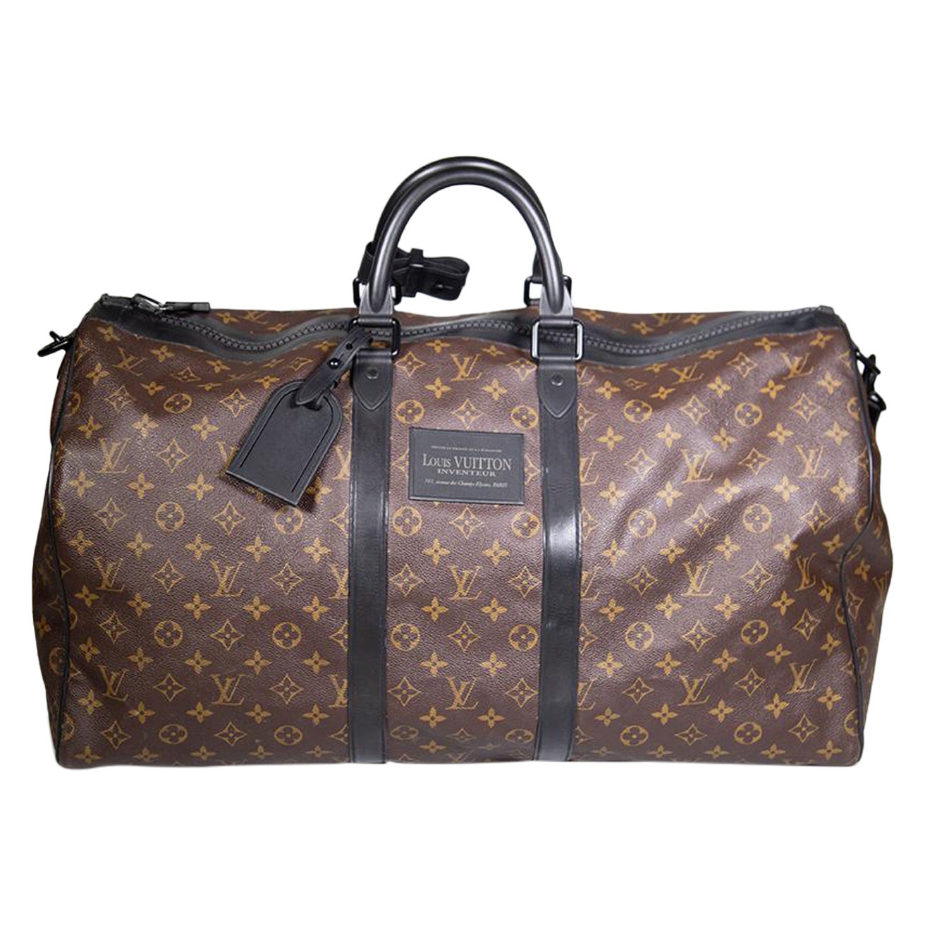 Louis Vuitton 2007 Brown Keepall Monogram Bag