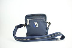 Louis Vuitton 2007 Lv Cup Solent Messenger 213607 Blue Shoulder Bag