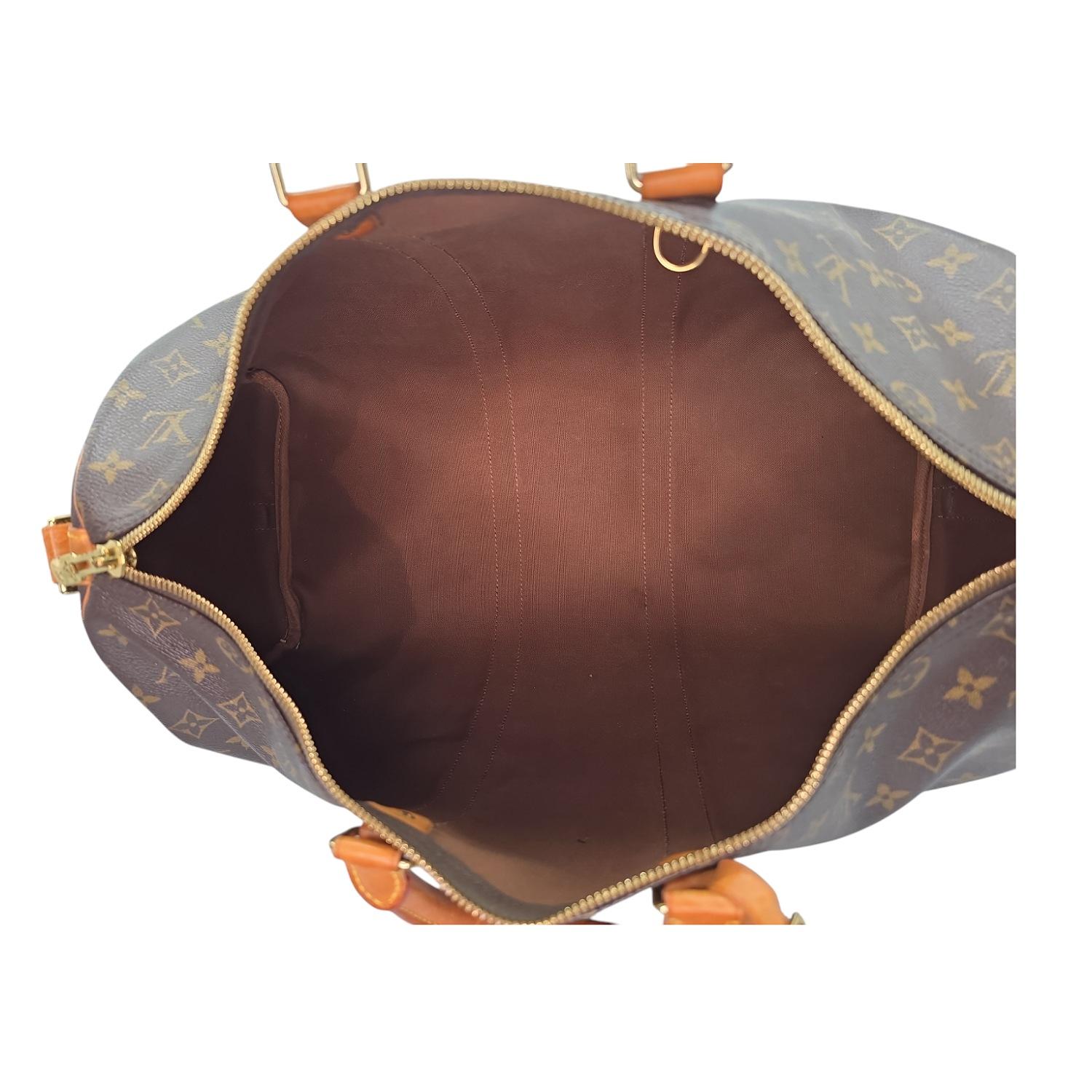 Louis Vuitton 2007 Monogram Canvas Keepall Bandouliere 45 For Sale 2