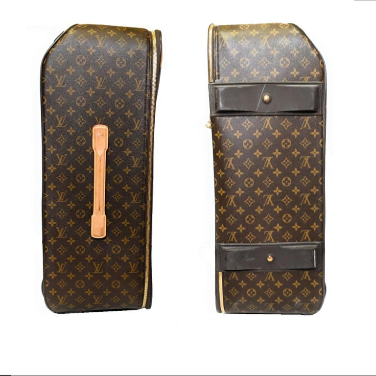 LOUIS VUITTON suitcase N23295 Pegas 65 Damier canvas Brown unisex Used –