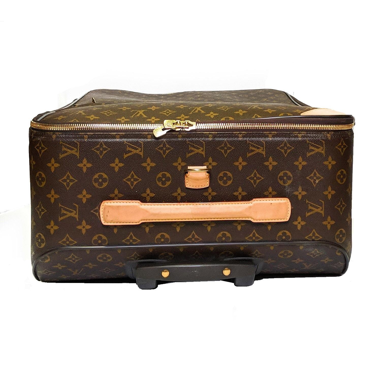 Black Louis Vuitton 2007 Monogram Canvas Pegase 65 Rolling Suitcase