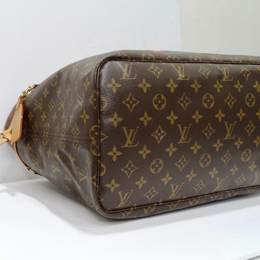 Louis Vuitton 2007 Takashi Murakami Neverfull Tote Bag For Sale 4