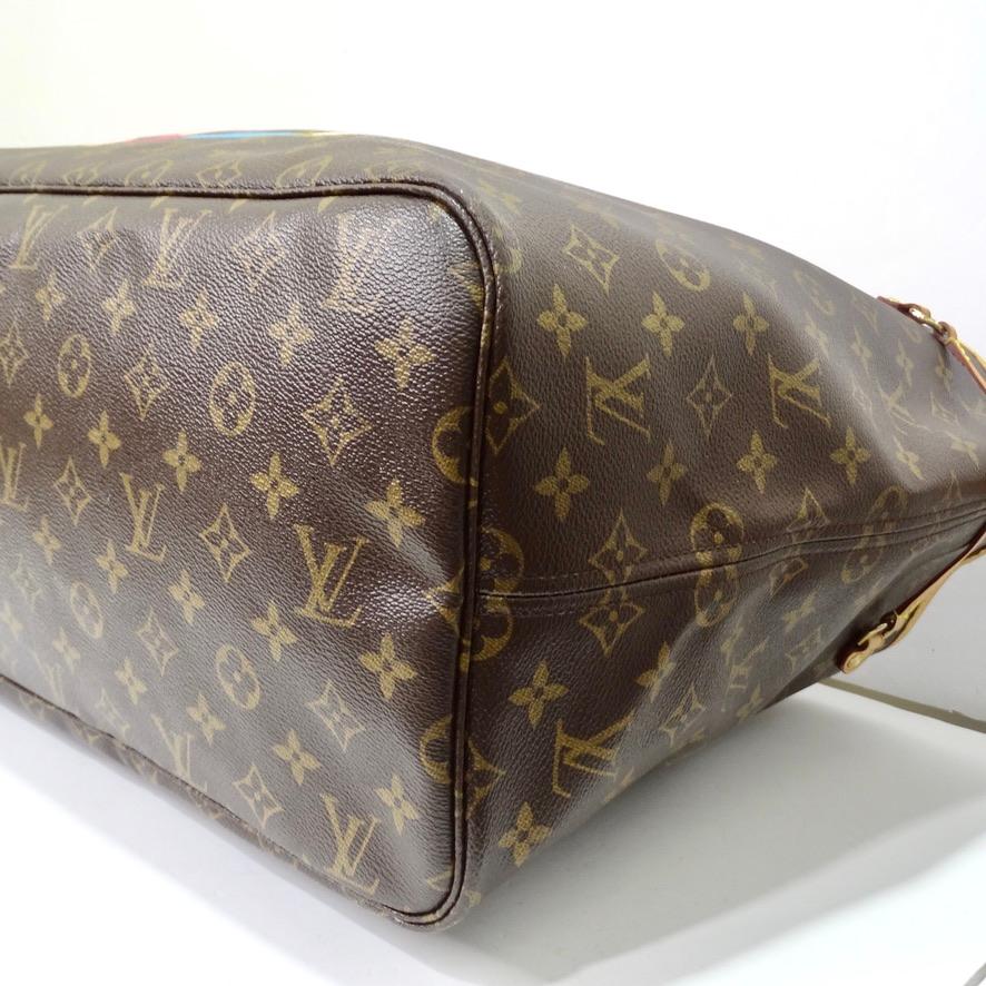 Louis Vuitton 2007 Takashi Murakami Neverfull Tote Bag For Sale 3