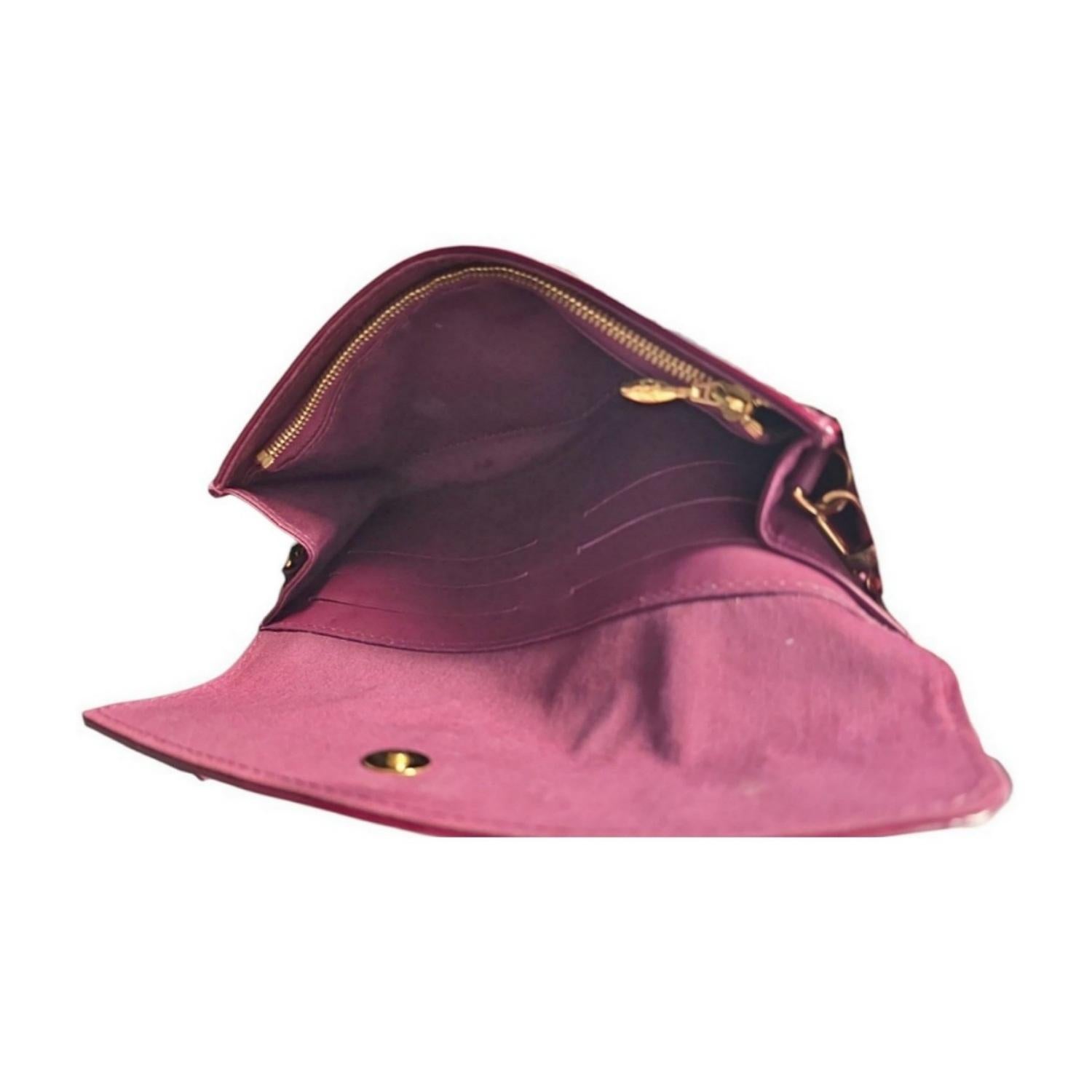 Louis Vuitton 2007 Vernis Sunset Boulevard Clutch Pochette For Sale 2