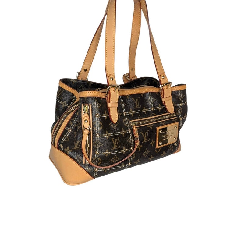 Louis Vuitton 2007 Vintage Monogram Canvas Riveting Satchel For
