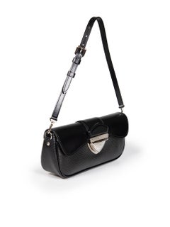 Louis Vuitton 2008 Schwarze Epi Leder Montaigne Umhängetasche