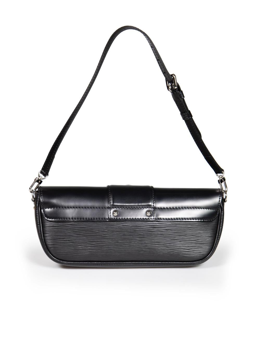 Louis Vuitton 2008 Black Epi Leather Montaigne Shoulder Bag In Excellent Condition In London, GB
