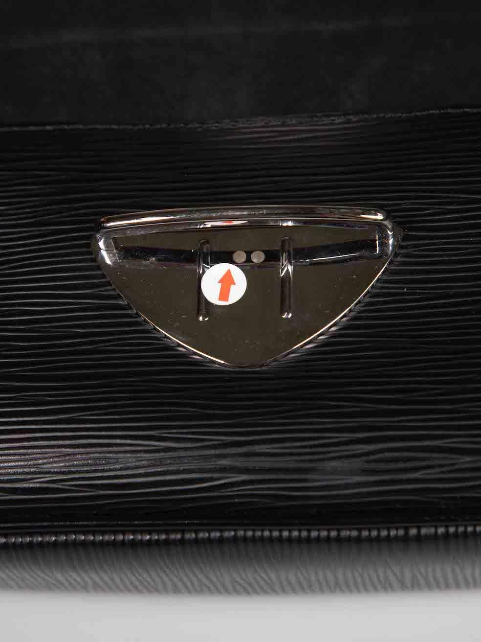 Louis Vuitton 2008 Black Epi Leather Montaigne Shoulder Bag 4