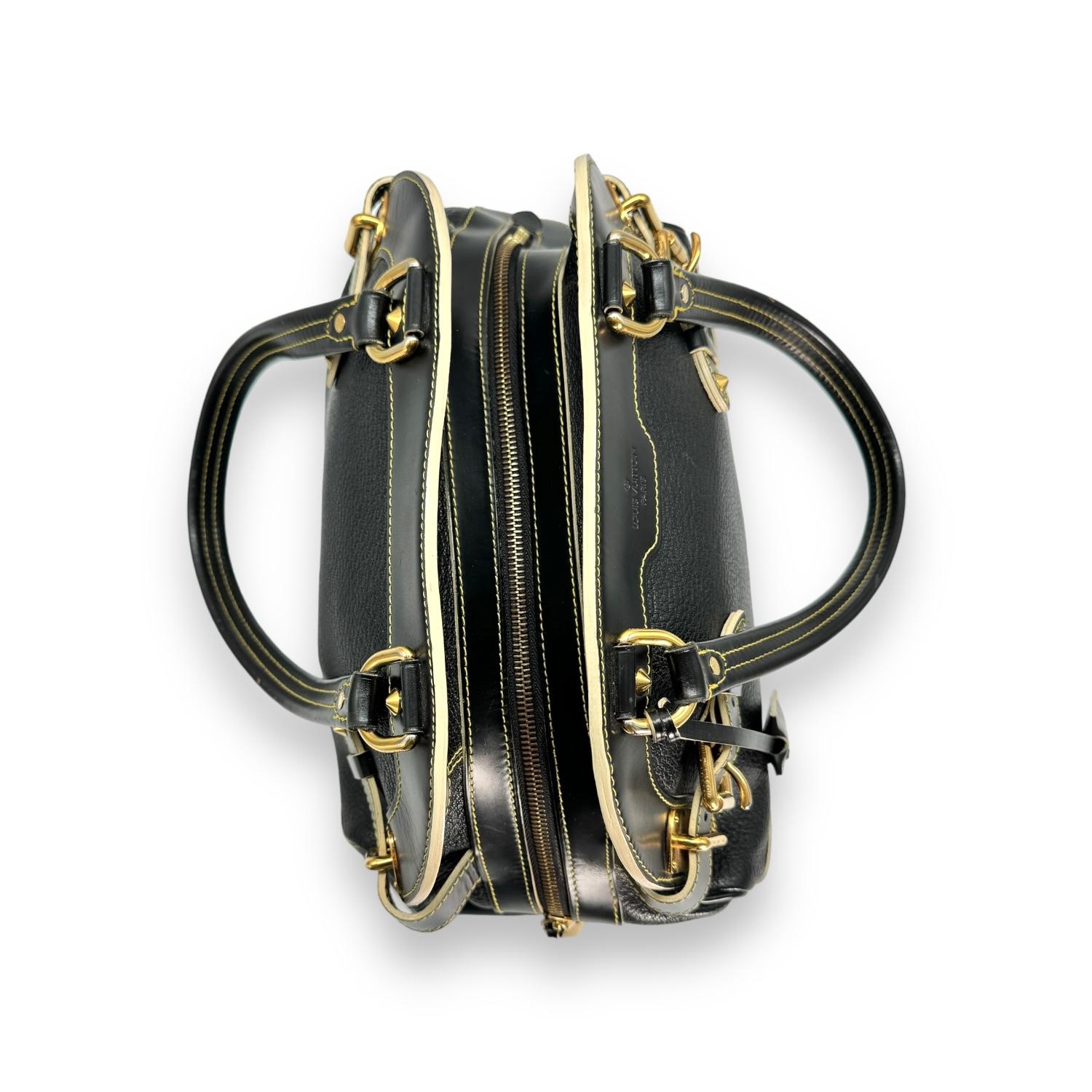 Louis Vuitton 2008 Black Suhali Le Radieux Satchel Bag For Sale 2