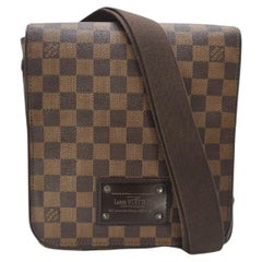 Louis Vuitton 2008 Brooklyn Damier Ebene Messenger PM Crossbody Bag