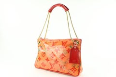 Louis Vuitton 2008 Limited Richard Pink Rose Prince Bonbon Chain Pochette 1221lv