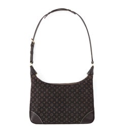 LOUIS VUITTON 2008 "Lin Boulogne" Monogram Canvas Zip Top Hobo Shoulder Bag