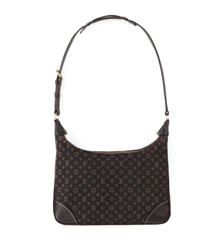 LOUIS VUITTON 2008 "Lin Boulogne" Monogram Canvas Zip Top Hobo Shoulder