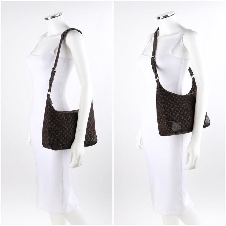 LOUIS VUITTON 2008 "Lin Boulogne" Monogram Canvas Zip Top Hobo Shoulder