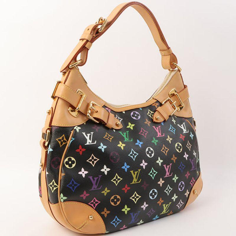 Louis Vuitton 2008 Made Monogram Greta Black/Multi Bag

Additional information:
Measurements: 41 W x 10 D x 30 H cm 
Shoulder Drop: 41-44 cm (3 adjustment holes)
Condition: Good
This item has been used and may have some minor flaws. Before