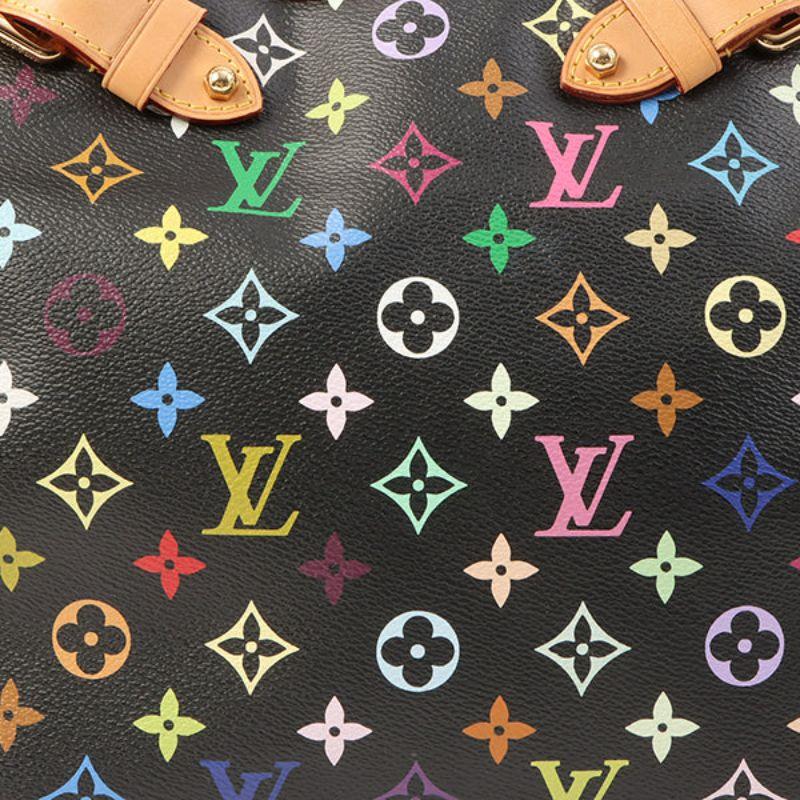 Louis Vuitton 2008 Made Monogram Greta Black/Multi Bag 4