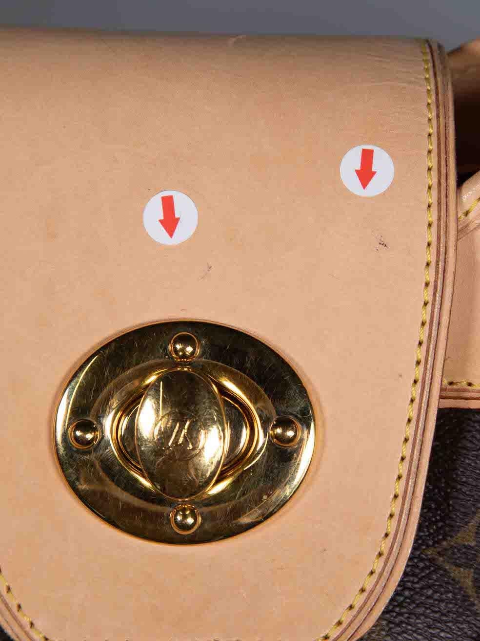 Louis Vuitton 2009 Brown Monogram Boetie GM Bag For Sale 3