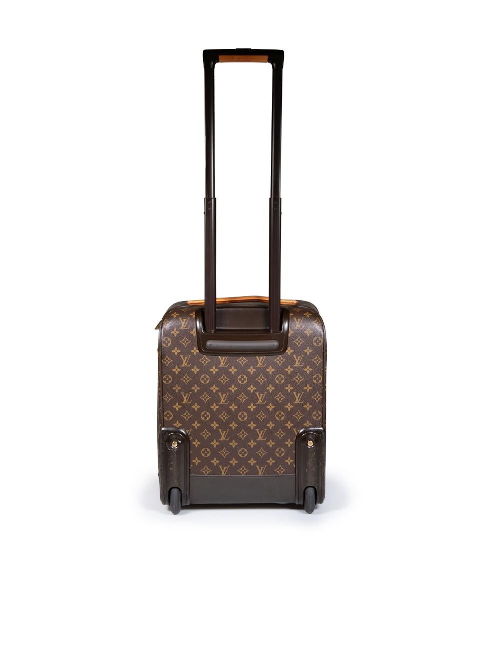 Louis Vuitton 2009 Brown Monogram Canvas Pegase 45 In Good Condition For Sale In London, GB