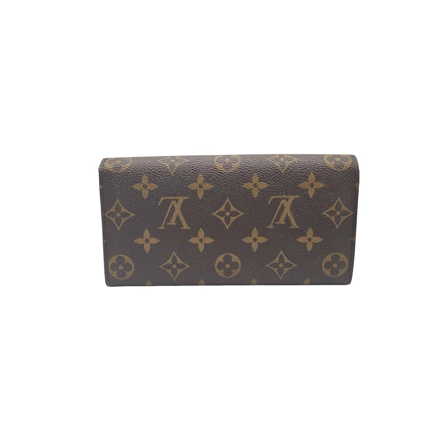 Grigio Portafoglio Monogram Porte-Monnaie Louis Vuitton 2010 in vendita