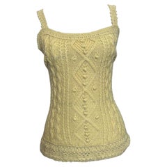 Louis Vuitton 2010s Cable Knit Tank Top