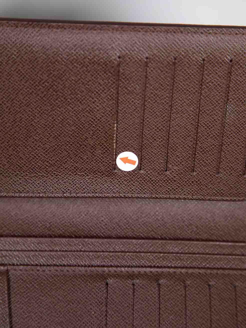 Louis Vuitton 2011 Brown Damier Ebene Long Wallet 3